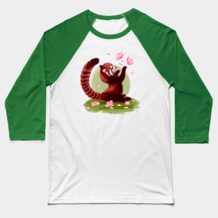 Magnolia Red Panda Baseball T-Shirt